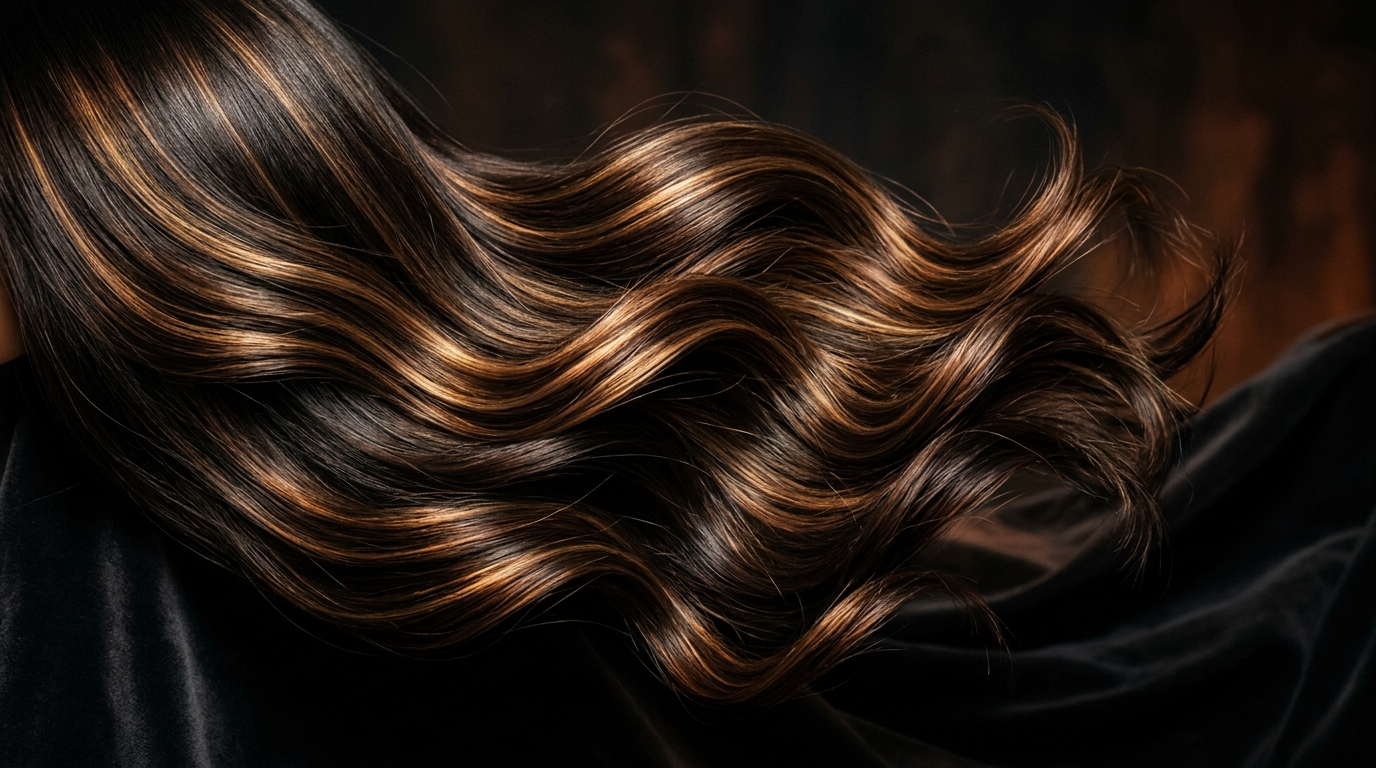 Editorial Glossy Hair Flow